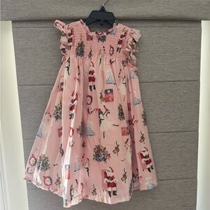 Pink  Chicken Pink Christmas Themed Dress